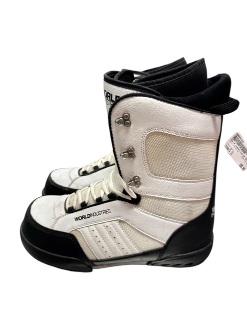 Vist Large View of Product Image Which is Used World Industries WI SZ11 Mens Snowboard Boots White Senior 11 11732-S000354336