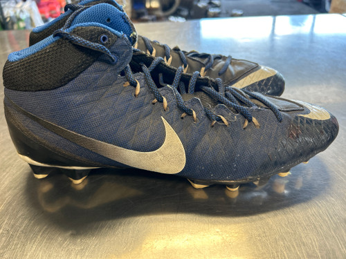 Vist Large View of Product Image Which is Used Nike Adult FB Cleats Navy Blue Senior 13