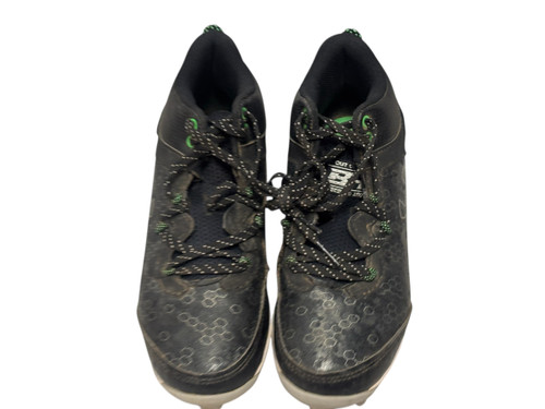 Used Under Armour HARPER 8 MID 3026597-001 Baseball Cleats Black Junior 04 11731-S000141350