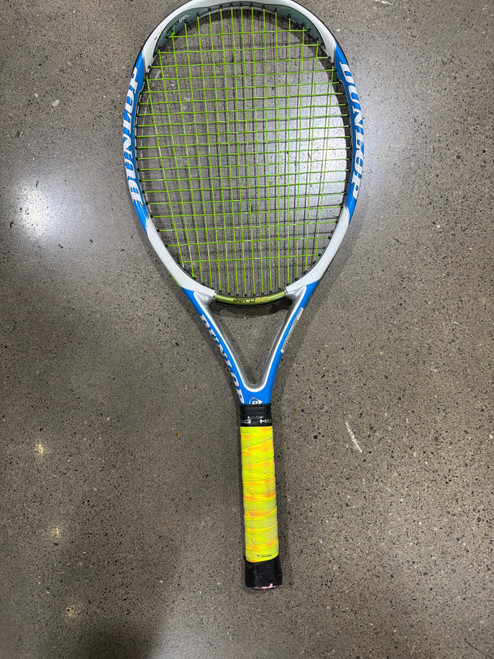 Vist Large View of Product Image Which is Used Dunlop AEROGEL 1 THOUSAND Adult Tennis Racquet Royal Blue Unknown
