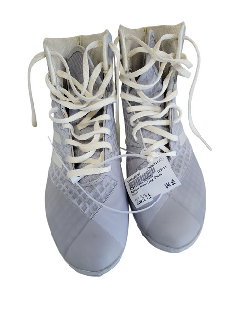 Vist Large View of Product Image Which is Used Adidas Wrestling Shoes Grey Senior 7.5 11708-S000180057