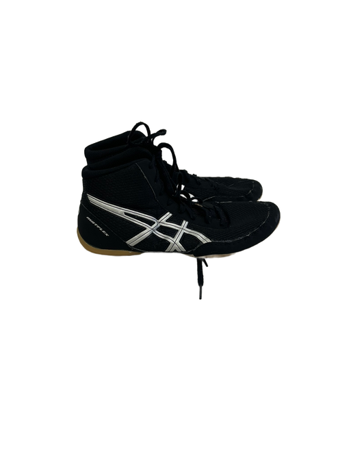 Vist Large View of Product Image Which is Used Asics Matflex Mens 7 Wrestling Shoes Black  11692-S000137567