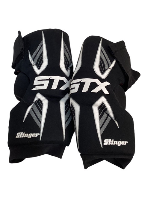Used STX STINGER Lacrosse Gloves Mens Black 10" 11709-S000068833