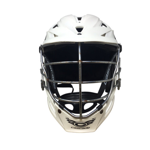 Used Cascade R Lacrosse Helmet White One Size