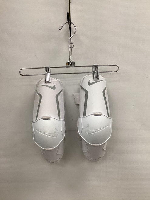 Used Nike VAPOR SELECT Lacrosse Arm Pads/Guards White MD 11851-S000033206
