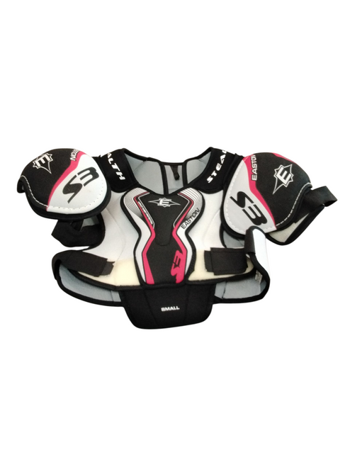 Vist Large View of Product Image Which is Used Easton S3 Junior Shoulder Pads SM 11866-S000025423