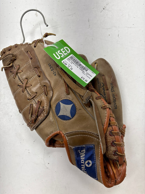 Used Spalding CHROME BB/SB Glove RH Throw Brown 12" 11891-S000303445