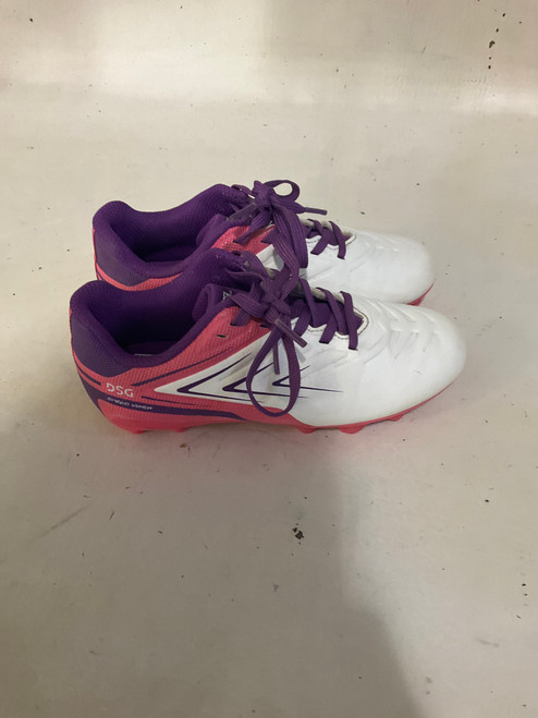 Vist Large View of Product Image Which is Used DSG Soccer Cleats White And Pink Youth 12.0 11790-S000045848