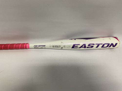 Vist Large View of Product Image Which is Used Easton PINK SAPHIRE BB/SB Fastpitch Bat 26"