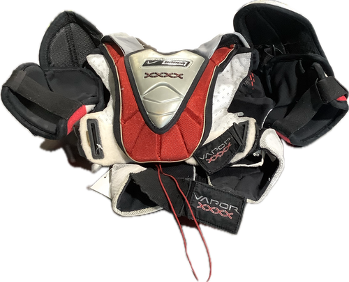 Vist Large View of Product Image Which is Used Bauer VAPOR Youth Shoulder Pads MD