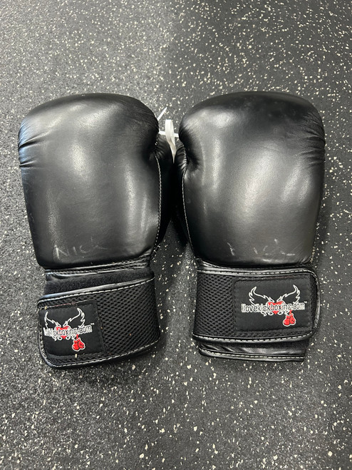 Vist Large View of Product Image Which is Used Century I LOVE KICK BOXING Boxing Gloves Black Senior 11726-S000282486