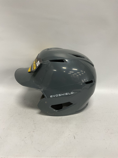Vist Large View of Product Image Which is Used Evoshield Batting Helmet No Mask Grey S/M