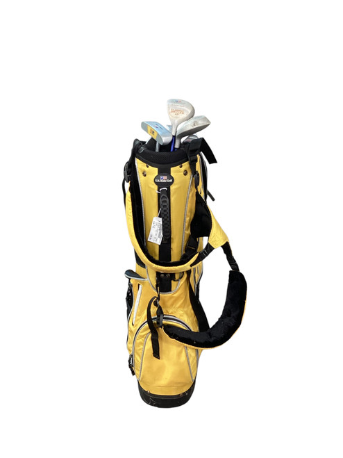 Used US Kids JUNIOR GOLF SET Jr Package Set RH Yellow 7 Piece