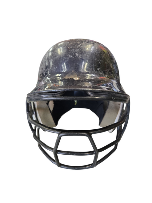 Used Easton BATTING HELMET Batting Helmet w/Mask Black One Size 11617-S000327017