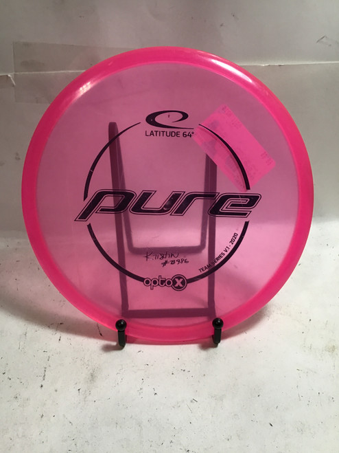 Used Latitude 64 PURE OPTO X Disc Golf Putter Pink 175g 10242-S000269859