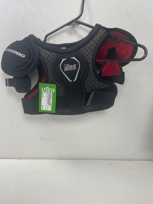Used Sher-wood M65 Youth Shoulder Pads MD 11891-S000303517