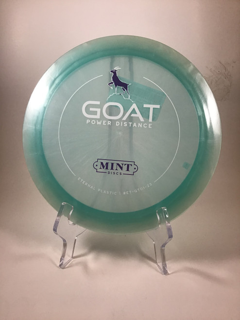 Vist Large View of Product Image Which is Used MINT ETERNAL GOAT Disc Golf Driver Sky Blue 174g