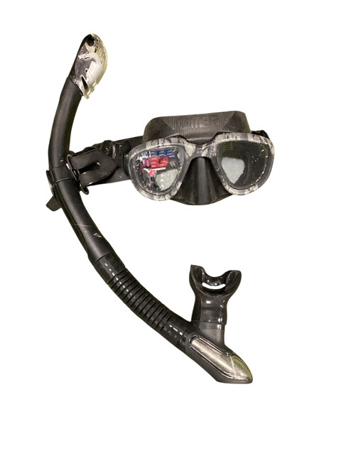 Used OMER MASK AND SNORKEL Underwater Mask Brown 11845-S000030300