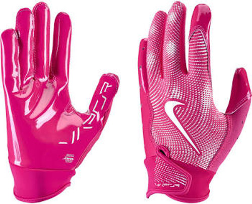 New NIKE VAPOR JET GLOVES PK/WH SR-L 10558-NIKN1010835644LG