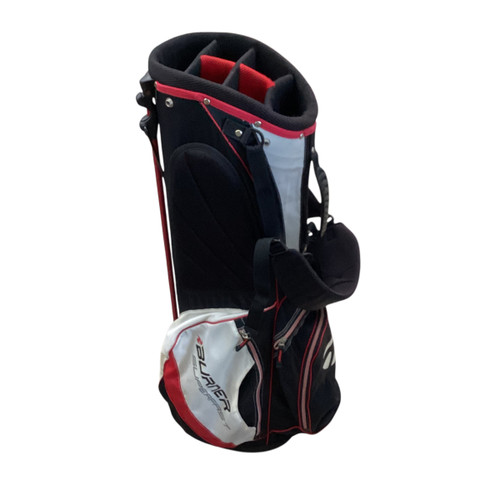 Used Taylormade BURNER SUPERFAST STAND BAG Mens Stand Bag White 11760-S000077536