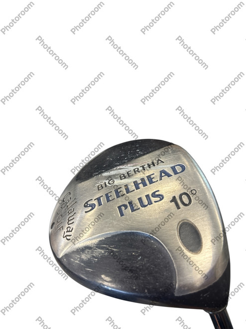Used Callaway BIG BERTHA STEELHEAD PLUS Mens Driver RH 10.0 Degree 11850-S000020638