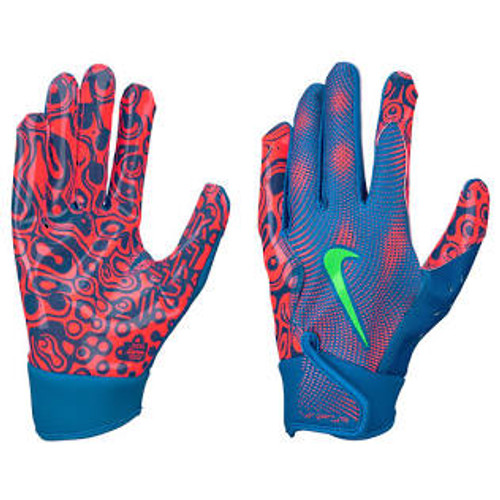 New NIKE VAPOR JET GLOVES BL/OR SR-L 10558-NIKN1010838471LG