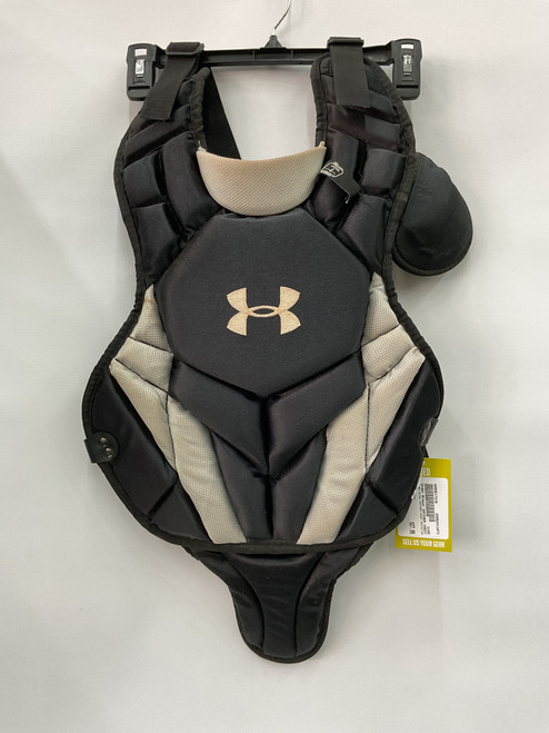 Used Under Armour CATCHER CHEST PROTECTOR Catchers Chest Protector Black Youth 11871-S000017216