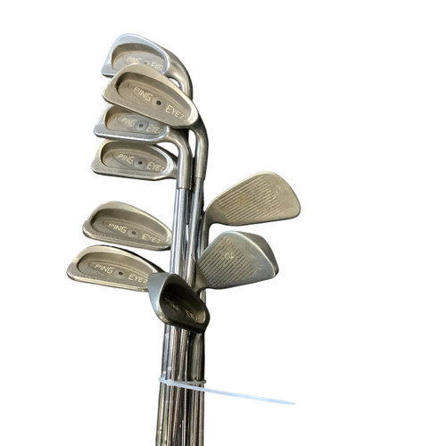 Used Ping EYE 2 BLACK DOT 2-PW Mens Iron Set RH 2I-PW 11479-S000396856