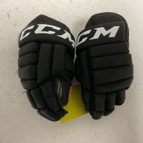 Used CCM LITTLE BLACKHAWKS Youth Gloves Black 9" 11855-S000186735