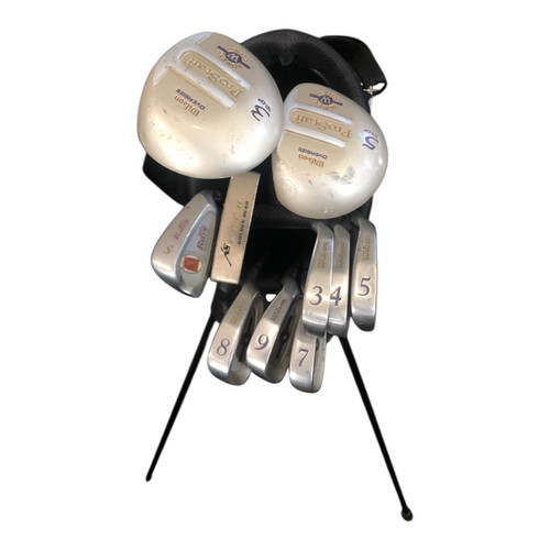 Used Wilson PROSTAFF OVERSIZE-MISSING 6 IRON Womens Complete Set RH 11 Piece 11820-S000042457
