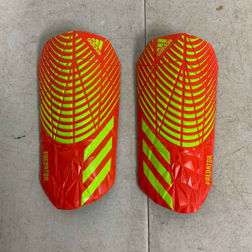 Used Adidas PREDATOR Soccer Shin Guards Youth Orange Youth 11762-S000064821