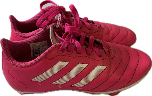 Vist Large View of Product Image Which is Used Adidas Soccer Cleats Pink Junior 02 11894-S000028150