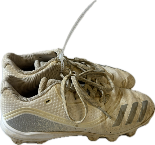 Vist Large View of Product Image Which is Used Adidas BB/SB Cleats White Junior 03.5