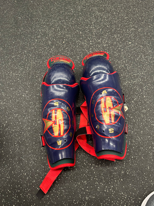 Used CCM 610 Senior Shin Guards Green 14 1/2" 11162-S000430537