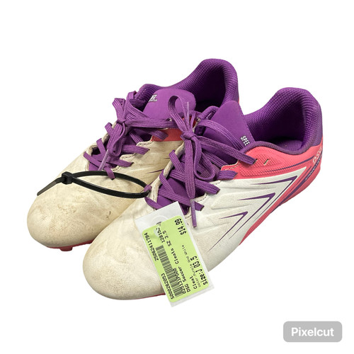 Vist Large View of Product Image Which is Used Soccer Cleats Purple And White Junior 03.5 11794-S000262053