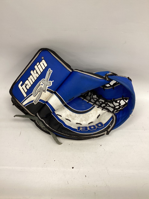 Vist Large View of Product Image Which is Used Franklin SX 1300 Street Goalie Catcher Sr Royal Blue SM 11851-S000033402