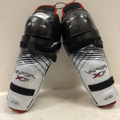 Used Bauer VAPOR X 3.0 Senior Shin Guards Black 13" 11725-S000487524