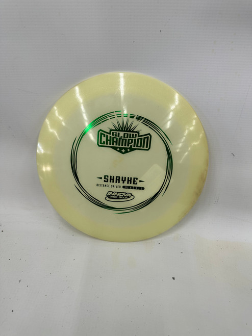Used Innova CHAMPION GLOW SHRYKE Disc Golf Driver Almond 11871-S000017276
