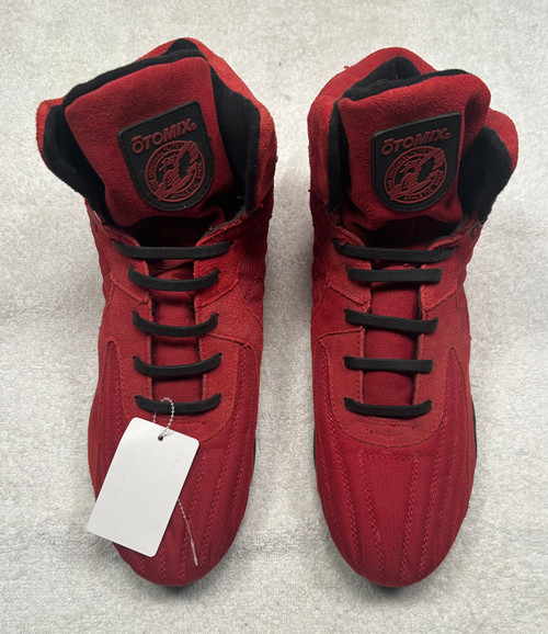 Vist Large View of Product Image Which is Otomix Body Building / Weight Lifting / Wrestling Shoes Red/Black Men Size 13 # M 3000