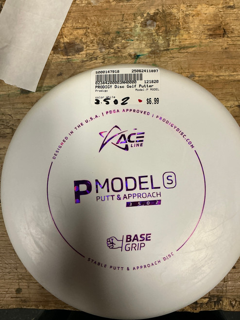 Used Prodigy P MODEL Disc Golf Putter White 11897-S000147918