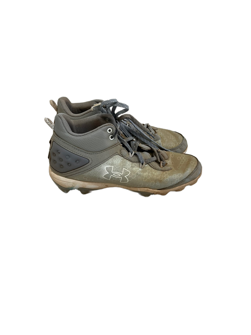 Vist Large View of Product Image Which is Used Under Armour Harper Jr 6 BB/SB Cleats Grey 