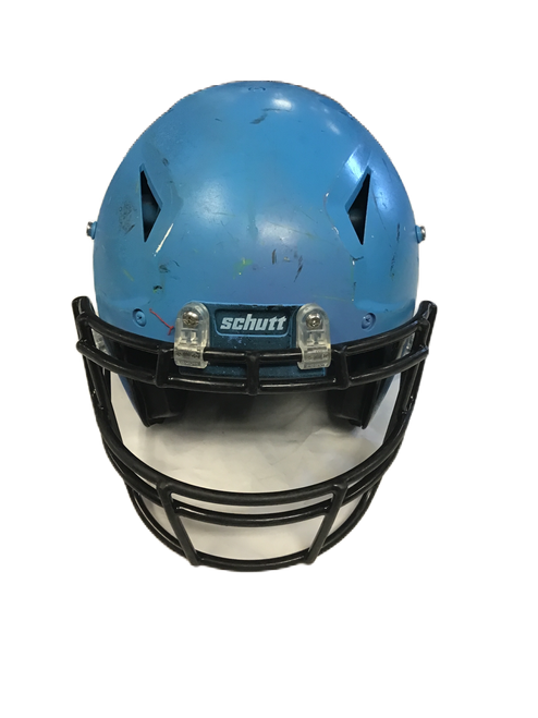 Used Schutt YOUTH VENGEANCE A11 FB Helmet Carolina Blue MD 11730-S000065373