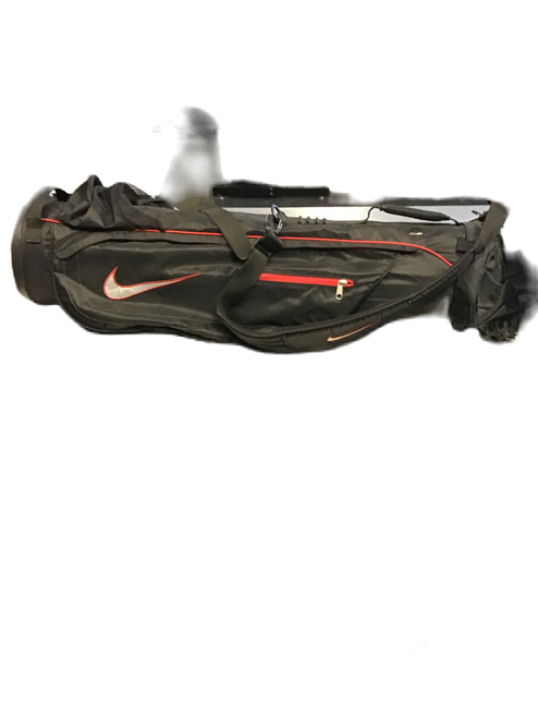 Vist Large View of Product Image Which is Used Nike Mens Cart Bag Black 11730-S000065391
