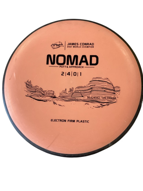 Used MVP ELECTRON NOMAD Disc Golf Putter Coral 11845-S000030360