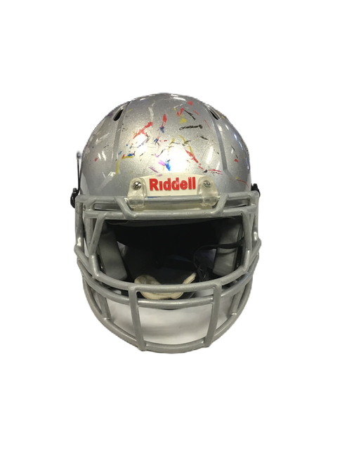 Used Riddell VICTOR FB Helmet Grey S/M 11730-S000065403
