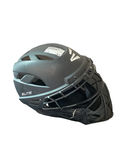 Used Easton ELITE Catchers Helmet w/Mask Black One Size 11642-S000130738