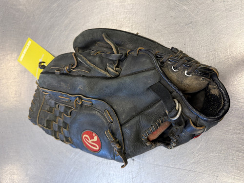 Used Rawlings SUPER SIZE BB/SB Glove RH Throw Black 13" 11339-S000191003