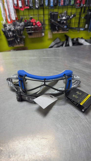 Vist Large View of Product Image Which is Used Under Armour FUTURES GOGGLE Lacrosse Facial Protect Black Senior