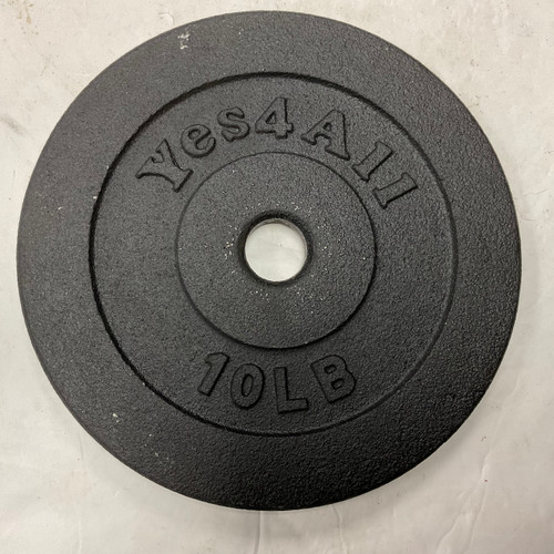 Used YES4ALL Standard Plate Black 10 lb 11855-S000186847
