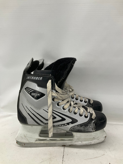 Vist Large View of Product Image Which is Used CCM INTRUDER Senior Hockey Skate Black And Grey Senior 11 11836-S000027706